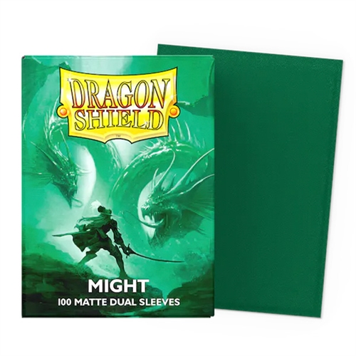 Dragon Shield - Matte Dual Might Sleeves - Standard Sleeves (100 stk) - Plastiklommer
